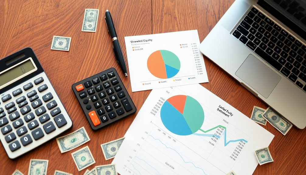 determining equity for shareholders