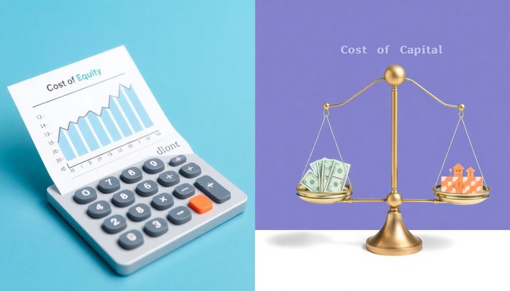 equity cost versus capital cost