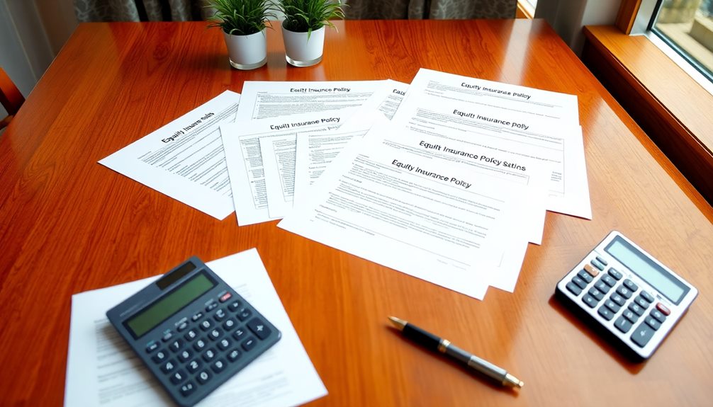 equity insurance policy types