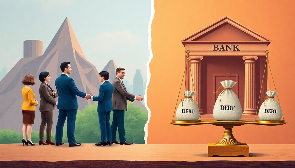 funding options equity vs debt