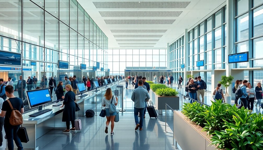 optimizing terminal passenger flow