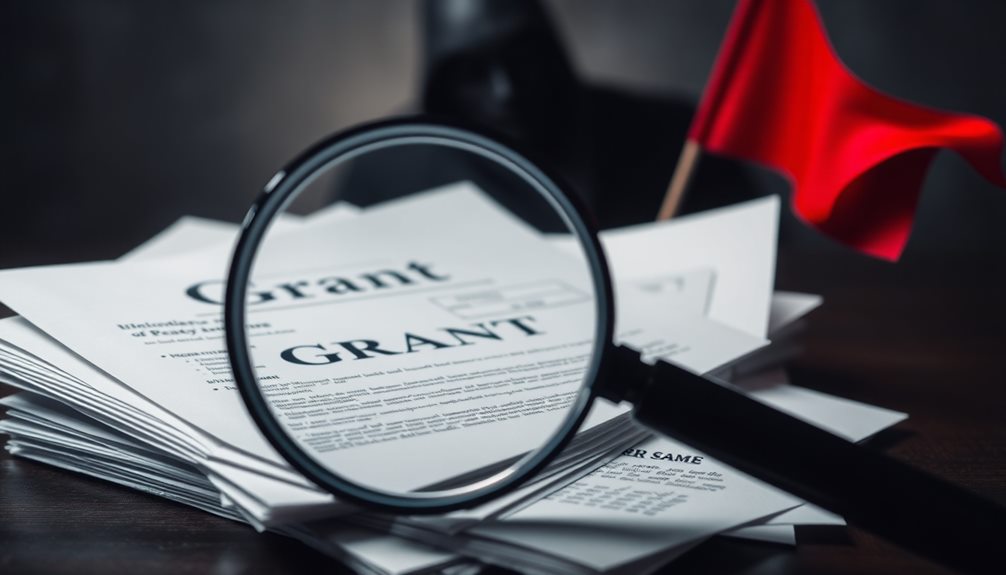 recognizing fraudulent grant schemes