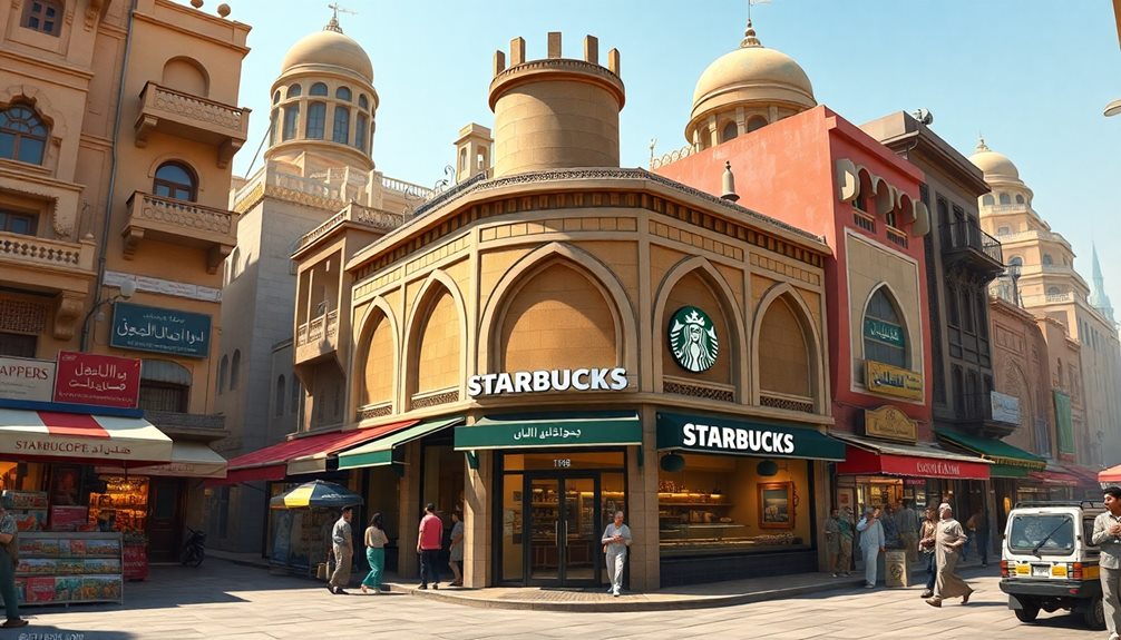 starbucks expands in middle east