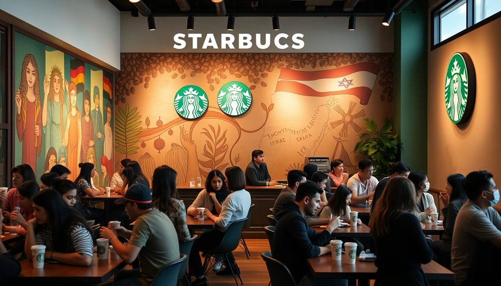 starbucks israel funding rumor