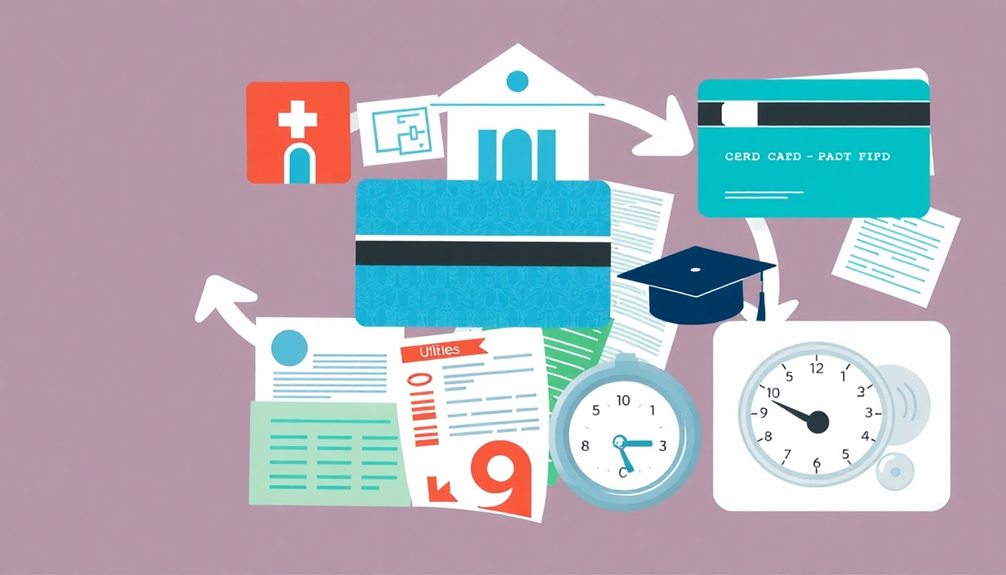 variety of collected debts