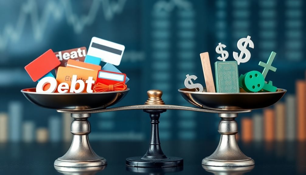 various debt categories analyzed