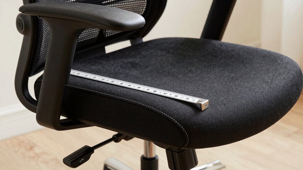 adjustable ergonomic seat depth