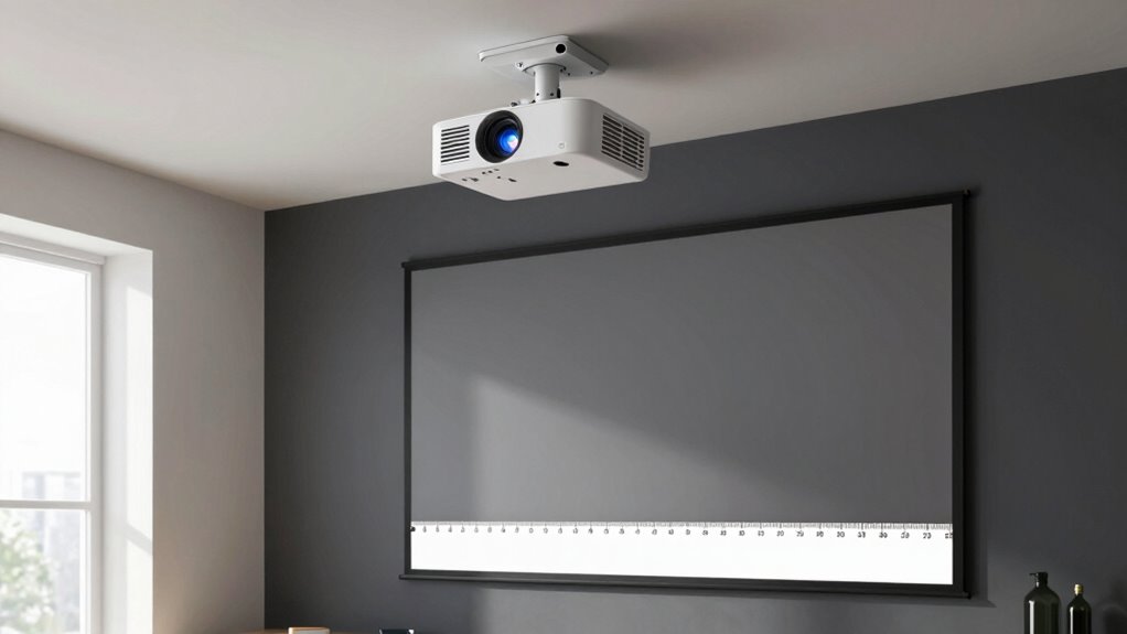 calculating projector throw distance