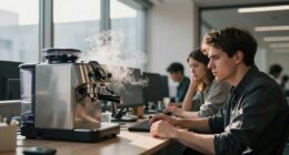 coffee machine noise impact