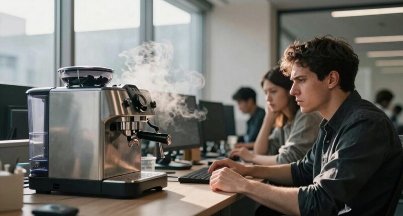 coffee machine noise impact