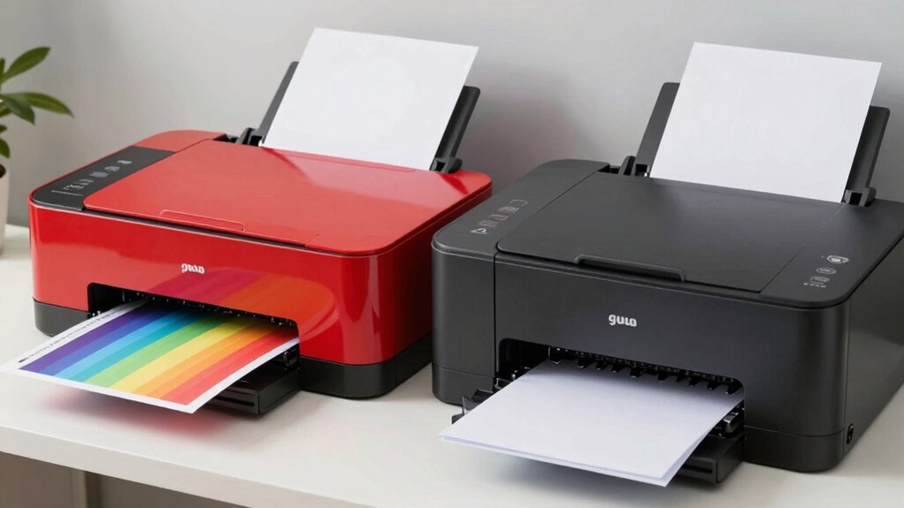 color vs monochrome printing