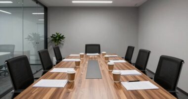 conference room clearance planning