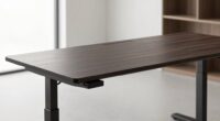 desk shape footprint details