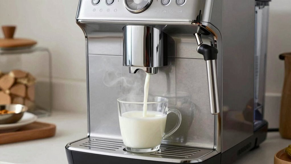 effortless hygienic milk frothing