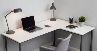 enhances l shaped desk