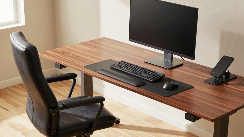 ergonomic workspace for health