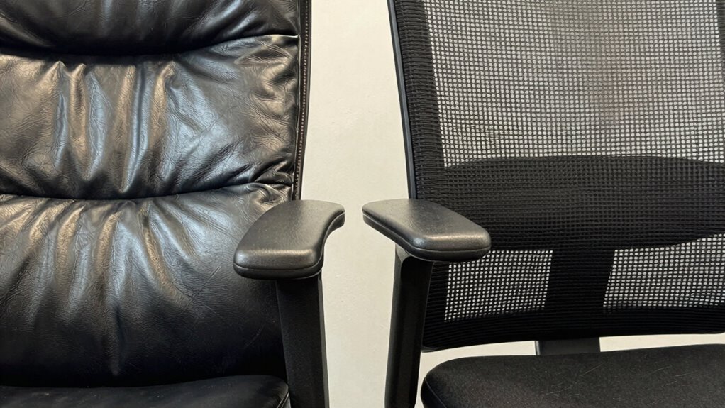 mesh breathability leather luxury