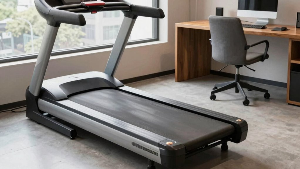 optimal workspace treadmill size