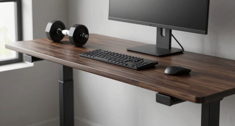 overloading standing desk