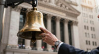 Trump rings Wall Street's opening bells as he ties his presidency to stock market gains